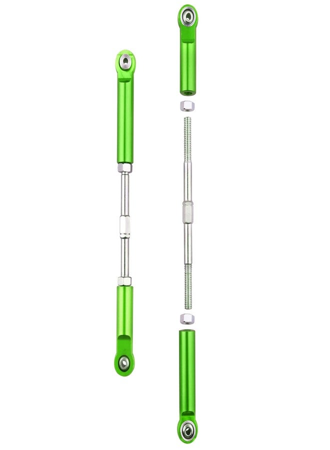 AllinRC Aluminum Rear Suspension Links Kit Steering Linkage Turnbuckles and Camber Links for Arrma 1/8 Kraton/Notorious 6S BLX Upgrades Parts (Green) - Image 4